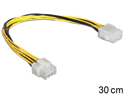 Attēls no Delock Extension Cable Power 8 pin EPS male  female
