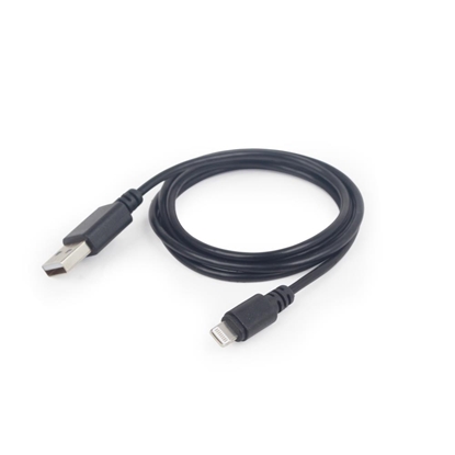 Изображение Kabelis Gembird USB Male - Apple Lightning Male 1m Black