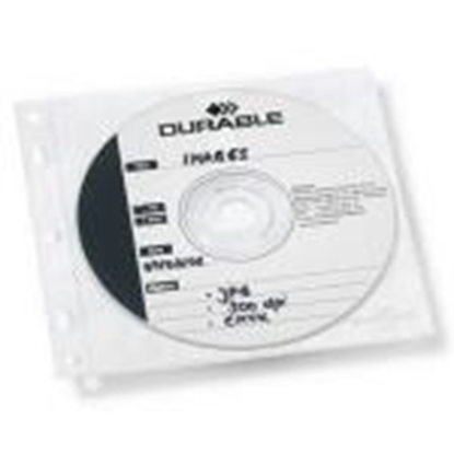 Picture of Kabatas CD/DVD diskiem,  ar perforāciju,  10 gab.,  DURABLE