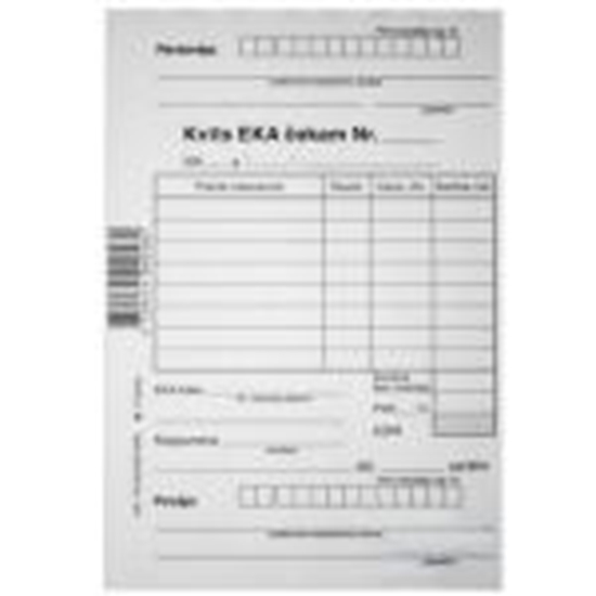 Picture of Kvīts EKA čekam A6 2-kārt./50 kompl.