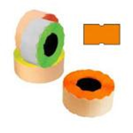 Изображение Marķēšanas lente 21.5x12mm oranža,  1000uzl./rul.