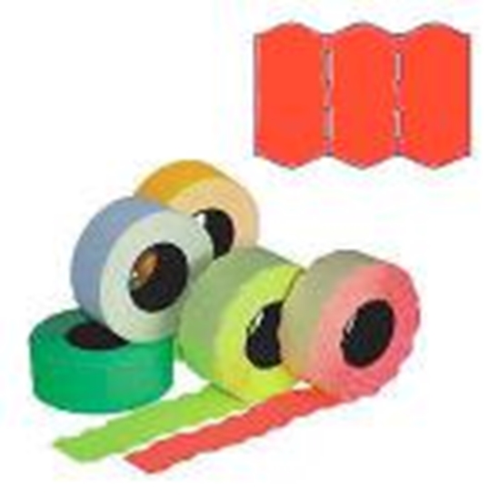 Изображение Marķēšanas lente 22x12mm sarkana 1000 uzl./rul.