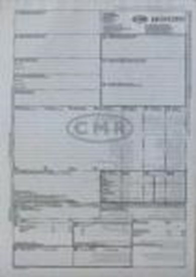 Picture of Muitas deklarācijas CMR 6 lapas ar numuriem