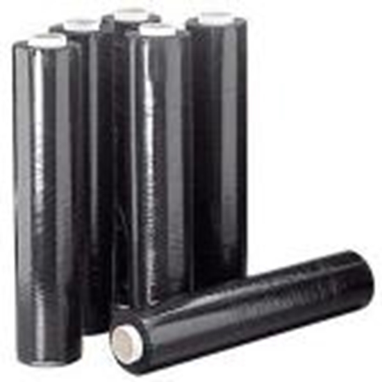 Picture of Plēve palešu 45/300m 20 mikroni,  melna krāsa  LLDPE  2.272kg