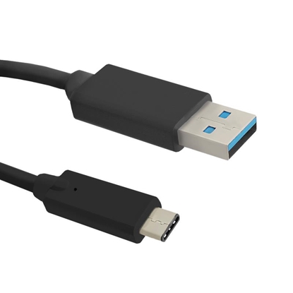 Attēls no Kabel USB Qoltec USB-A - USB-C 1.8 m Czarny (50493)