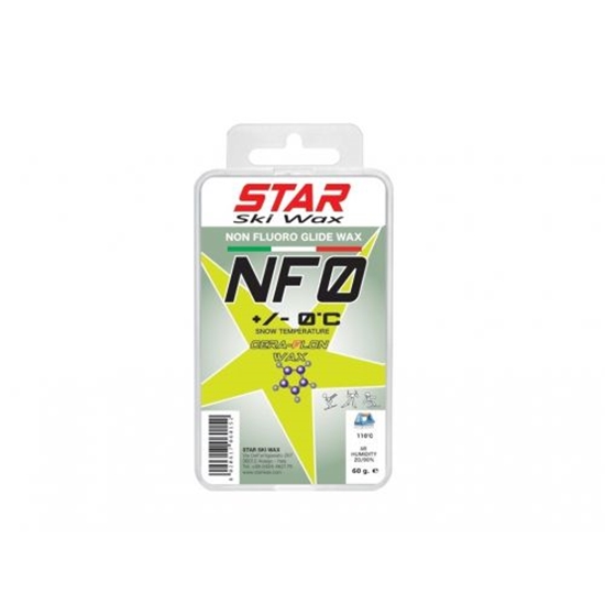 Picture of STAR SKI WAX NF0 [+/- 0 C°] Non Fluoro Cera-Flon Wax 60g / +/- 0 C°
