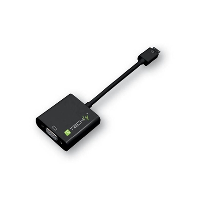 Obrazek Konwerter HDMI Mini C na VGA M/F