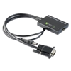 Picture of Adapter AV Techly D-Sub (VGA) - HDMI + USB-A czarny (301665)