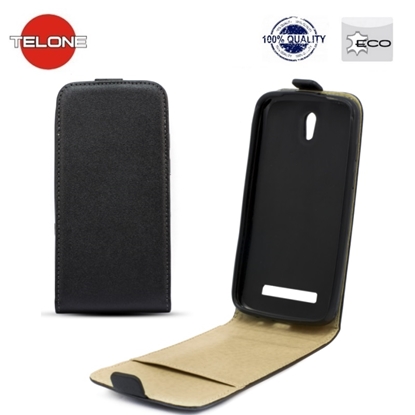 Изображение Telone Shine Pocket Slim Flip Case Sony Xperia Z1 mini D5503 telefona maks vertikāli atverams Me...