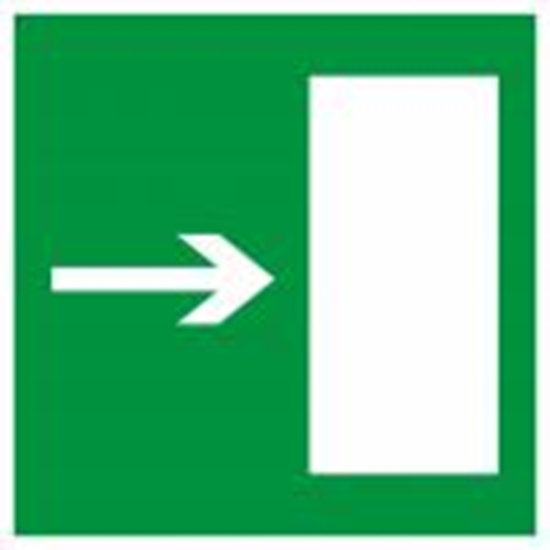 Picture of Uzlīme "Evakuācijas izeja"(pa labi) 100x100mm