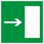 Attēls no Uzlīme "Evakuācijas izeja"(pa labi) 100x100mm