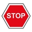 Attēls no Uzlīmes "Stop",  114mmx114mm