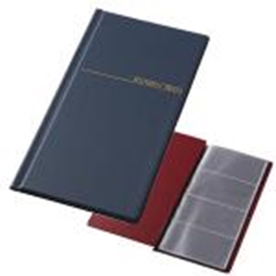 Picture of Vizītkaršu bloks 96 vizītkartēm tumši zils