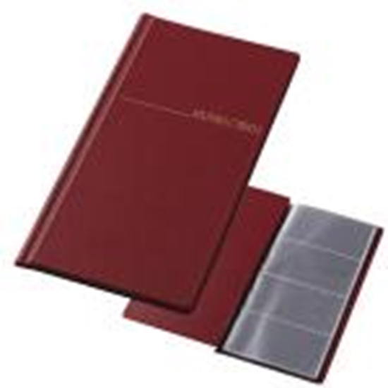 Picture of Vizītkaršu bloks 96 vizītkartēm,  bordo