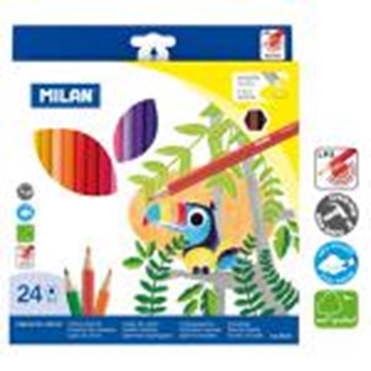 Picture of Zīmuļi krāsainie 24 krāsas Milan