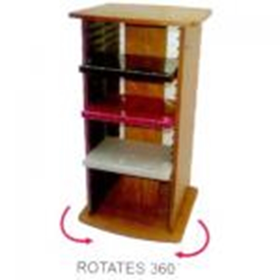 Picture of *Plaukts DVD, koka, WDV-48R, 48DVD, pagriežām