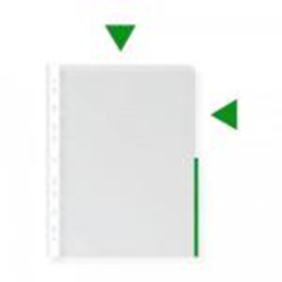 Picture of Kabatas A4 ar zaļu maliņu College