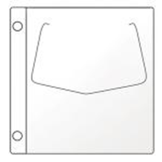 Picture of Kabatiņas CD/DVD ar perforāciju 10 gabali