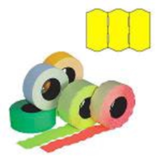 Picture of Marķēšanas lente 22x12mm dzeltena 1000uzl./rul