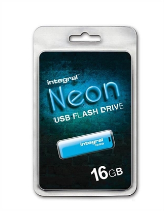 Attēls no Integral 16GB 10PK USB2.0 DRIVE NEON BLUE USB flash drive USB Type-A 2.0