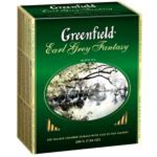 Picture of GREENFIELD Earl Grey Fantasy melnā tēja 100x2g