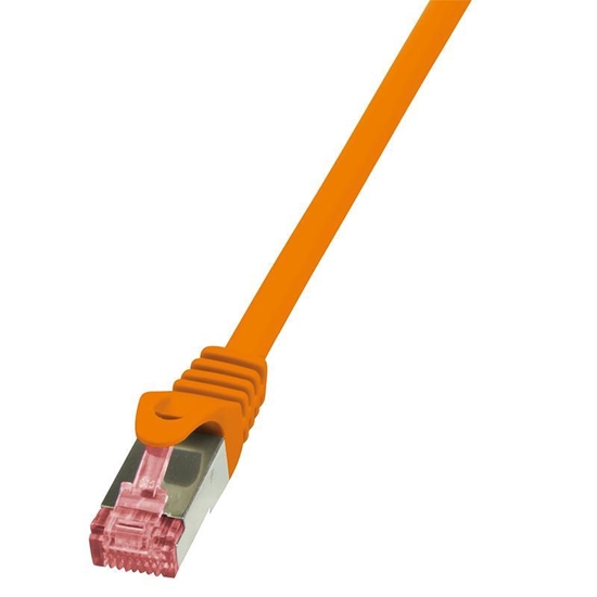 Picture of LogiLink Patchcord Cat.6A, S/FTP, 10m, pomarańczowy (CQ3098S)