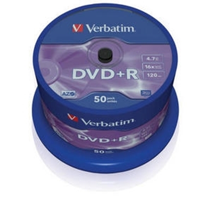 Изображение Matricas DVD+R AZO Verbatim 4.7GB 16x 50 Pack Spindle