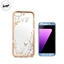 Attēls no Beeyo Glamour Sērijas Secret Garden TPU Caurspīdīgs aimugures maks-apvalks priekš Samsung G935F Galaxy S7 Edge ar Zelta rāmīti