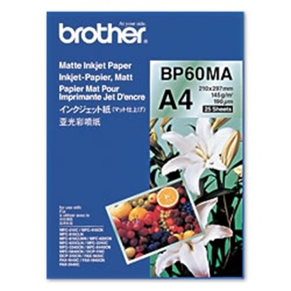 Изображение Brother BP60MA Inkjet Paper printing paper A4 (210x297 mm) Matte 25 sheets White
