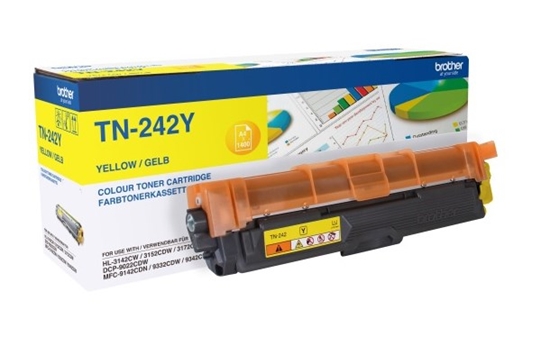 Picture of Brother TN-242 Y Toner yellow