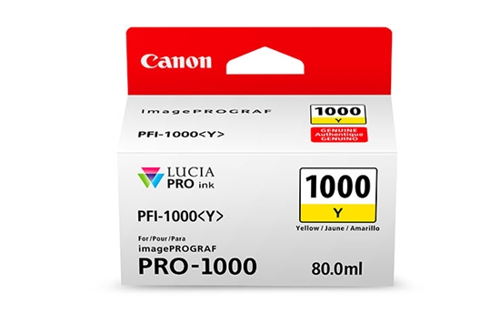 Picture of Canon PFI-1000 Y yellow