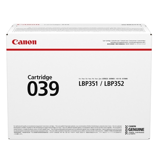 Picture of Canon Toner Cartridge 039 black