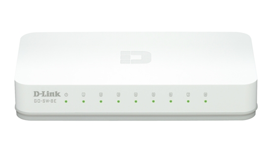 Изображение D-Link GO-SW-8E/E network switch Unmanaged Fast Ethernet (10/100) White