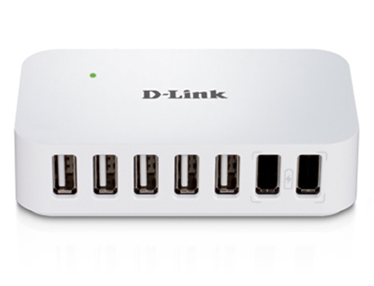Attēls no D-Link DUB-H7 USB 2.0 Type-B 480 Mbit/s Black