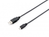 Изображение Equip USB 2.0 Type A to Micro-B Cable, 1.8m , Black