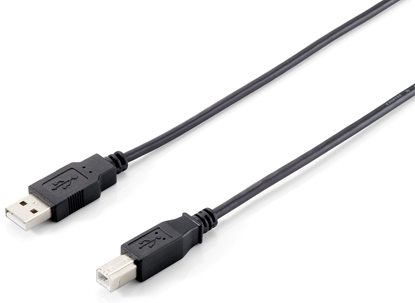 Attēls no Equip USB 2.0 Type A to Type B Cable, 1.0m , Black