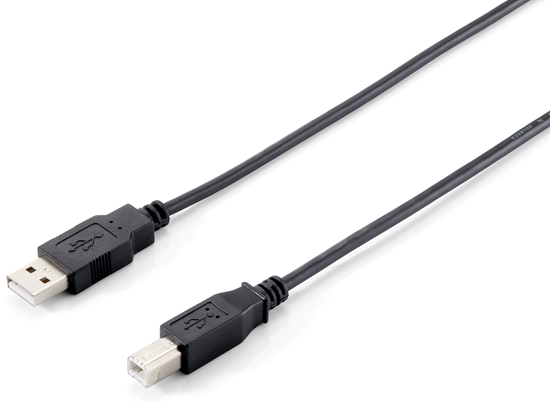 Picture of Equip USB 2.0 Type A to Type B Cable, 1.0m , Black