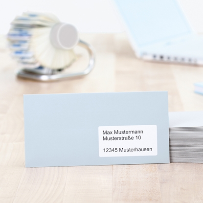 Picture of HERMA Address labels Premium A4 88.9x46.6 mm white paper matt 1200 pcs.