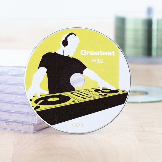 Picture of Herma CD-labels 116 25 Sheets DIN A4 50 pcs   5115