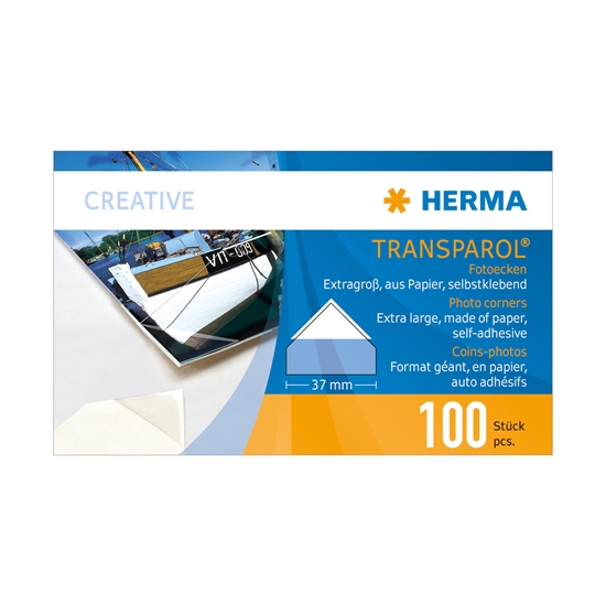 Picture of Herma Transparol Photo Corners XXL  100 pcs               1302