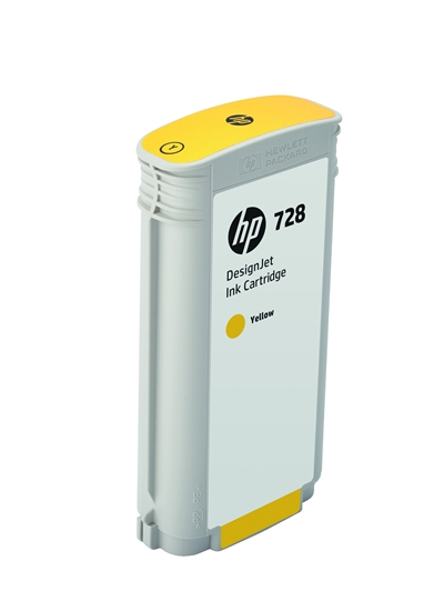 Picture of HP 728 130-ml Yellow DesignJet Ink Cartridge