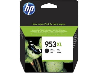 Attēls no HP 953XL High Yield Black Ink Cartridge, 2000 pages, for HP OfficeJet Pro 8218,8710,8720,8730,8740