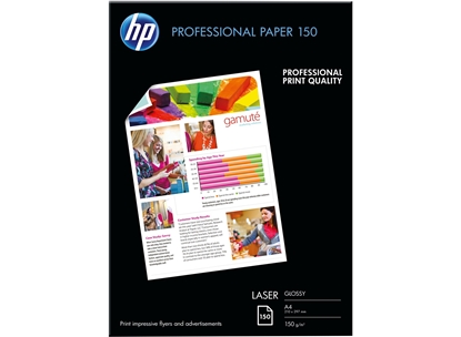 Attēls no HP Professional Glossy Laser Paper 150 gsm-150 sht/A4/210 x 297 mm