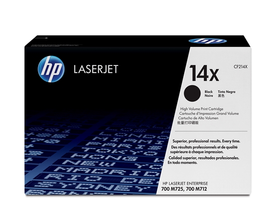 Picture of HP 14X High Yield Black Original LaserJet Toner Cartridge