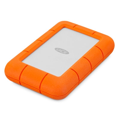 Attēls no LaCie Rugged Mini 1000GB Orange,Silver external hard drive