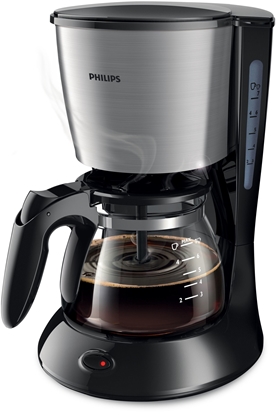 Picture of Philips Daily Collection Coffee maker HD7435/20 With glass jug Black & metal