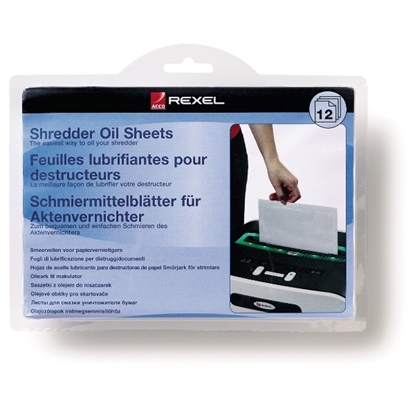 Picture of REXEL Shredder Oil Sheets (12)
