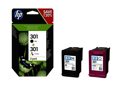 Picture of HP 301 Combo Pack Black/Color