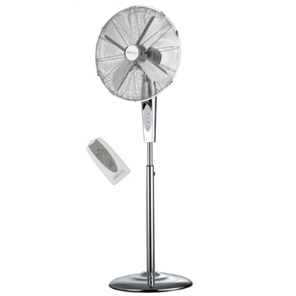 Attēls no Camry CR 7314 Stand Fan, Diameter 45 cm, Stainless steel, Timer, 190 W, Oscillation