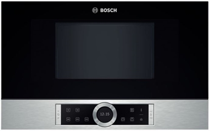 Picture of BOSCH Built-In Microwave BFR634GS1, 900 W, 21L, black/inox